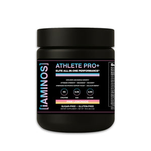 Athlete boosting performance with creatine, HMB, BCAA, and synergized nootropics in preworkout supplement for enhanced training results